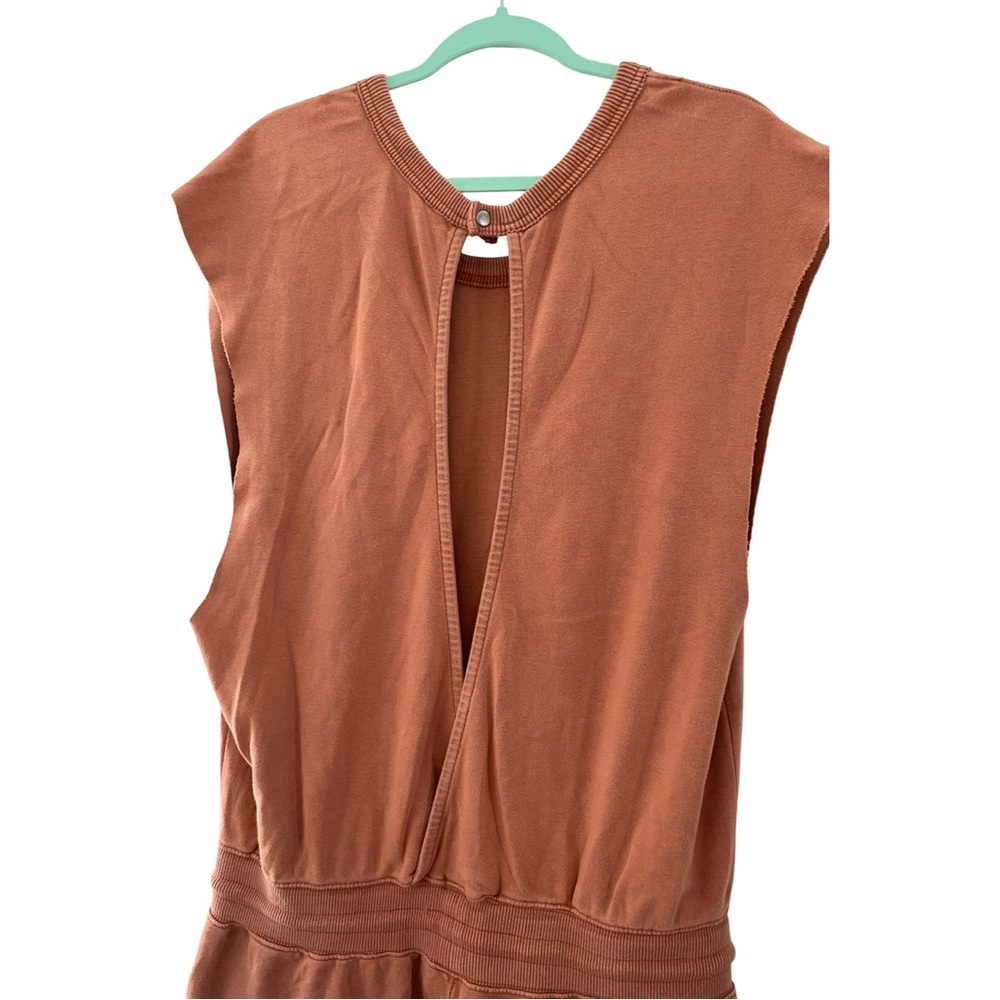 Free People Movement Throw And Go Onesie Open Back Jumpsuit Oversized Hiking L - Picture 7 of 8